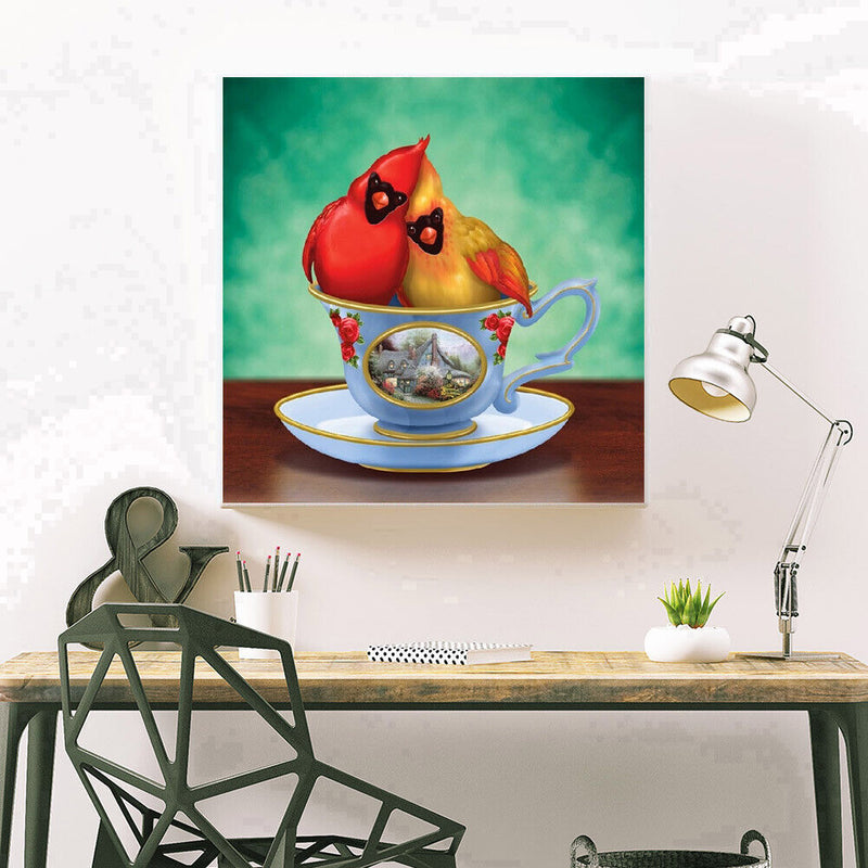 5D DIY Full Round Drill Parrot Diamond Painting Embroidery Art Craft Home Decor