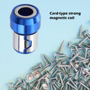 Hex Shank Magnetic Drywall Precision Screwdriver Holder Screw Tool (Blue)