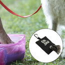 Pets Garbage Poop Bag Dispenser Dog Poop Waste Bag Holder Organizer (Black)