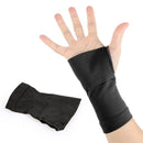 2pcs Gym Wrist Support Sports Wristband Hand Wrap Sprain Guards (Black L)