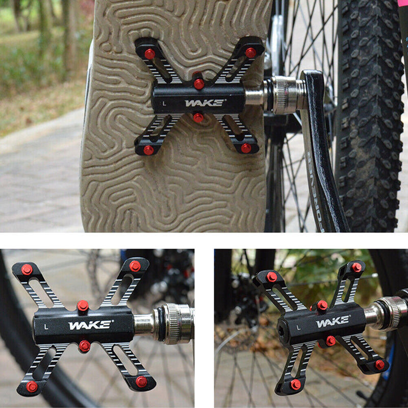 Quick Release Bike Flat Pedals Lightweight MTB Road Folding Bike Platform Pedals
