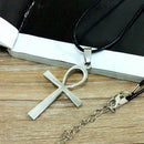 Large ANKH Cross Pendant Leather 50cm+ Necklace Egyptian Life of Accesso A best