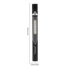 Mini Pen Light - USB Charging Reusable Durable Light & Touch Switch (Black)