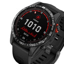 Stainless Steel Bezel Case Cover Bumper Ring (For Garmin Fenix 7S Black) Newly
