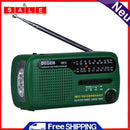 Alloyseed FM Radio DE13 FM MW SW Crank Dynamo Solar Power Emergency Radio World Multiband