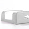 Wall Mounted Remote Control Storage Box Home Phone Holder Stand (White) Newly