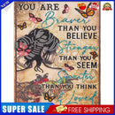 5D DIY Diamond Painting Kits Back Girl Partial Special Shape Drill Wall Art