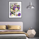 5D DIY Full Round Drill Diamond Painting Flowers and Plants Pattern Mosaic Ki