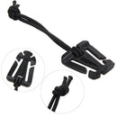 5pcs Molle Backpack Carabiner EDC Elastic Rope Webbing Fix Buckle (Black) Newly