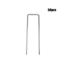 50pcs Garden Peg U-Shape Garden Staple Garden Ground Nail Film Pegs (15cm) Newly