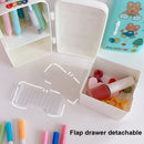 #A Refrigerator Shape Pen Holder Pencil Brush Storage Holder Desk Tidy Organizer