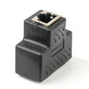 8P8C Adapter Connector LAN Ethernet RJ45 Splitter 1 To 2 Extender Plug