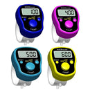 Mini Stitch Marker Row Finger Counter LCD Digital Hand Tally Tools (Purple)