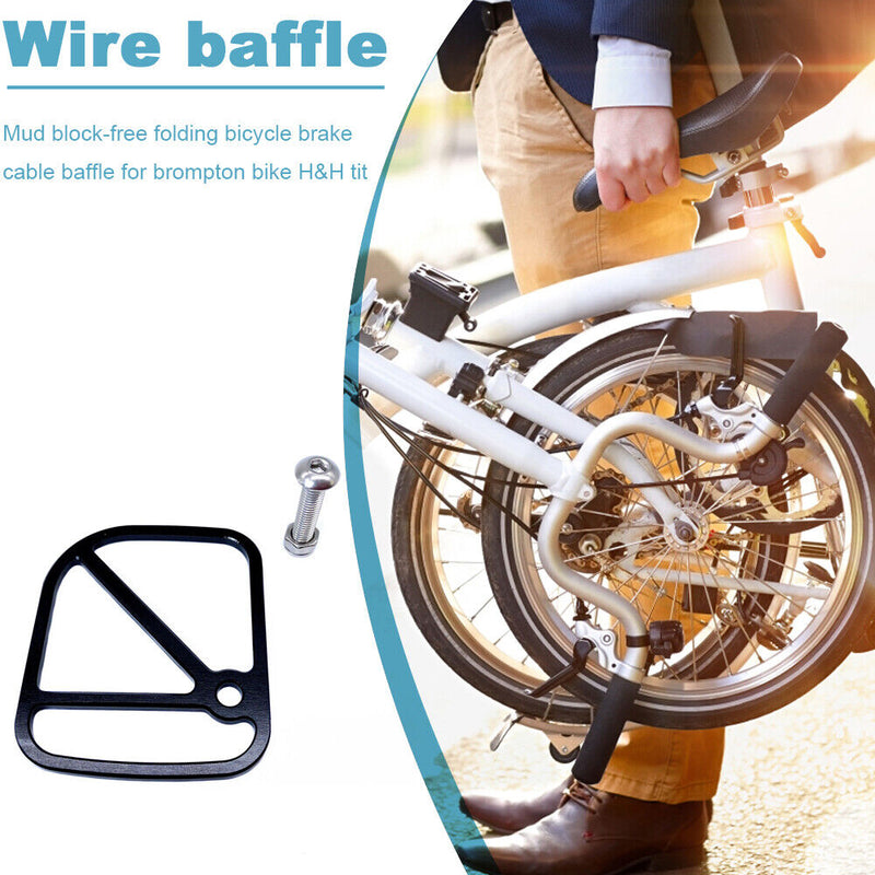 Folding Bicycle Brake Cable for Brompton Cable Shield Front Fork Line Mud Block