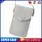 Leather Shoulder Messenger Bag Women Touch Screen Phone Pouch (Light Grey)