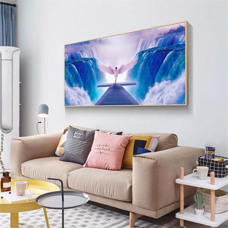 Full Round Drill Diamond Painting Glacier Angel Mosaic Drawing Kit Home Decor