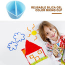 #A Split Color Mixing Cups for Paints - Acrylic Paint Pour Cup Color Dividers