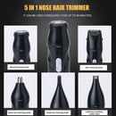 Nose & Ear Hair Trimmer Painless Beard Eyebrow Hair Clippers Kit for Nose Ears