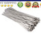 100PCS 4.6x300mm Stainless Steel Exhaust Wrap Coated Locking Cable Zip Ties