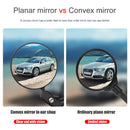 Foldable Bicycle Handlebar Convex Reflector Road Bike Adjustable Rearview Mirror