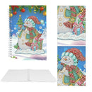 DIY Snowman Special Shaped Diamond Painting 50 Pages A5 Notebook Office Notepad