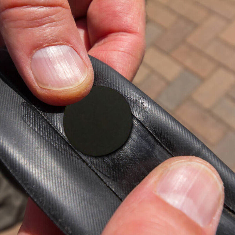 Bike Tail Saddle Bag + Prying Rod Pull + Repair Patches Bicycle Tyre Repair Tools