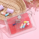 Women Girls Waterproof Bling Transparent Coin Purse Wallet Card Bag Card Pouch
