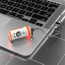 LED Headlamp Fishing Headlight Motion Sensor Camping Light (Orange White)