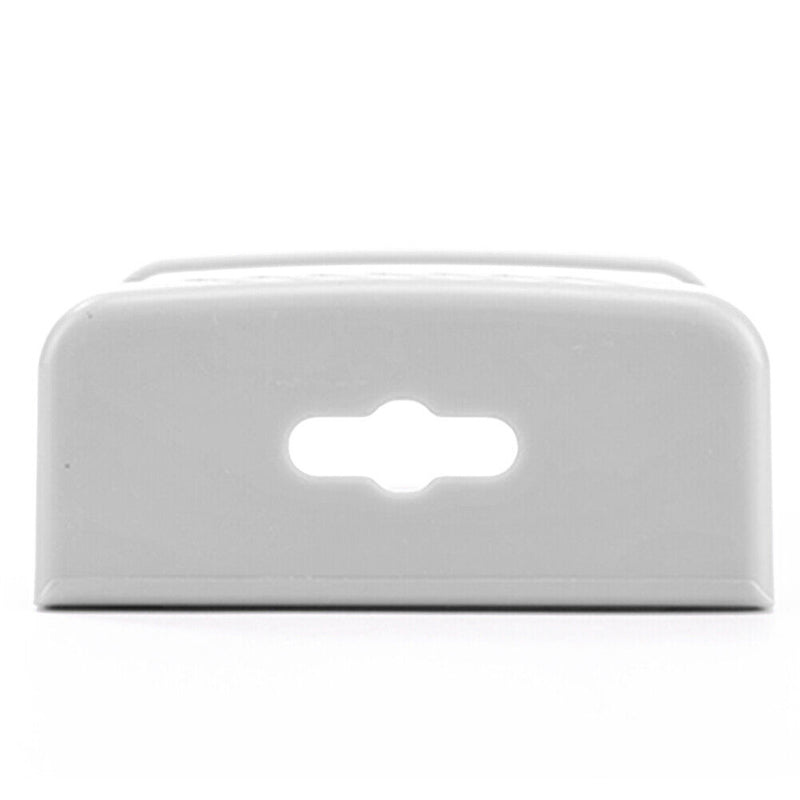 Wall Mounted Remote Control Storage Box Home Phone Holder Stand (White) Newly