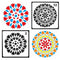 DIY Craft Painting template Mandala Auxiliary Layering Stencils Scrapbooking