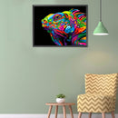 5D DIY Colorful Monster Full Round Diamond Painting Kit Mosaic Craft Rhines