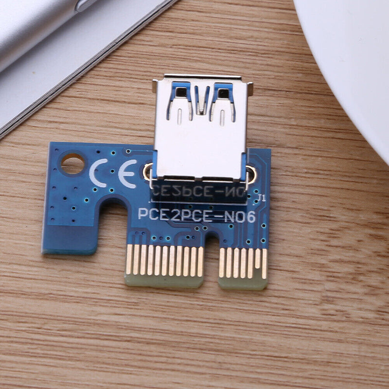PCI E X1 Adapter PCIe 1X to USB 3.0 Adapter for PCI Express Riser Mining Miner