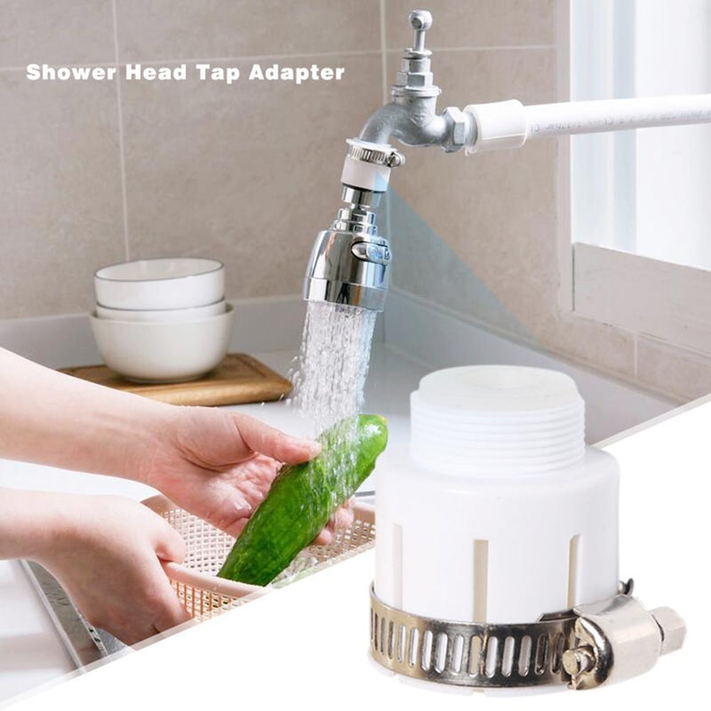 Kitchen Shower Faucet Aerators Rotatable Bubbler Shower Head Tap Adapter Newly