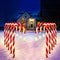 #A 60/72led Solar Candy Cane Lamp Create Festive Atmosphere for Holiday Party