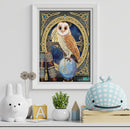 5D Diamond Painting Kit Owl Partial Special Shape Drill Rhinestone DIY Wall Arts