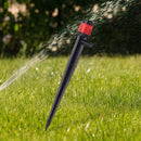 10x 360 Degrees Dripper Garden Irrigation Watering Sprinkler Nozzle (Red)