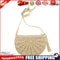 Tassels Beach Messenger Handbag Women Girl Crochet Straw Shoulder Bag/Beige