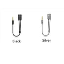 Male To 2 Female Stereo Adapter AUX Cable Jack Y Splitter Cable Audio Cable