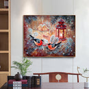 Frameless Dessert House Oil Paint By Numbers DIY Kit Handmade Drawing On Canvas
