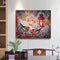 Frameless Dessert House Oil Paint By Numbers DIY Kit Handmade Drawing On Canvas