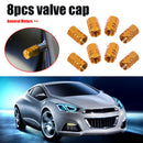 8pcs Car Motorcycle Truck Bike Tire Valve Stem Caps Aluminum Alloy Dust Cover