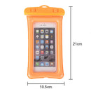 Waterproof Phone Case Underwater Touch Screen Mobile Phone Bags (Orange) Newly