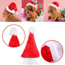 Headwear Holiday costume Santa Claus Animal Cap Cat dog Christmas pet  hat
