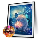 5D DIY Diamond Painting Cat Flower Cross Stitch Embroidery Rhinestones Kits