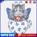 DIY Mosaic Cat Animal Part Drill Special Shape Diamond Painting Kit (YX037)