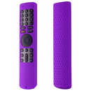 TV Stick Silicone Cover with Lanyard Remote Controller Protector (Purple)