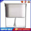Lazy Flowerpot Transparent Hydroponic Flower Pot Soilless Home Vase (White)