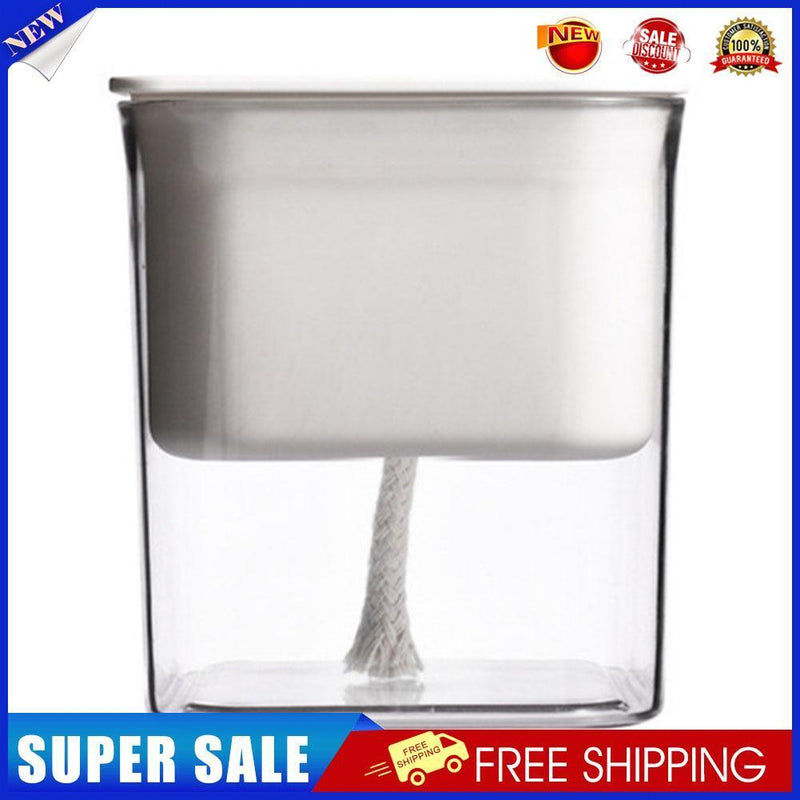 Lazy Flowerpot Transparent Hydroponic Flower Pot Soilless Home Vase (White)
