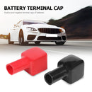 Universal Car Battery Terminal Insulation Covers Red Positive + Black Negative