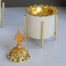 Metal Ceramics Aromatherapy Furnace Ornaments Incense Holder Incense Burner